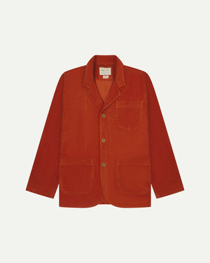 Men's Organic Cord Blazer - Rust