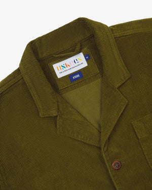 Men's Organic Cord Blazer - Woodland Green