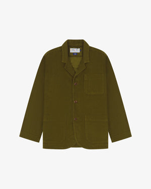Men's Organic Cord Blazer - Woodland Green