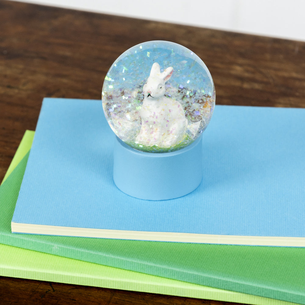 Glitter Globe Bunny