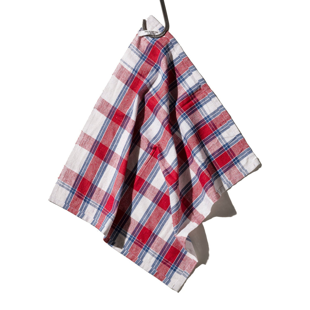 India Cloth Tea-Towel: Tricolour Check