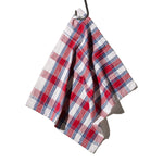 India Cloth Tea-Towel: Tricolour Check