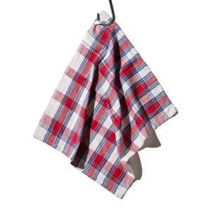 India Cloth Tea-Towel: Tricolour Check