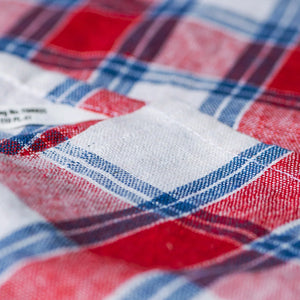 India Cloth Tea-Towel: Tricolour Check