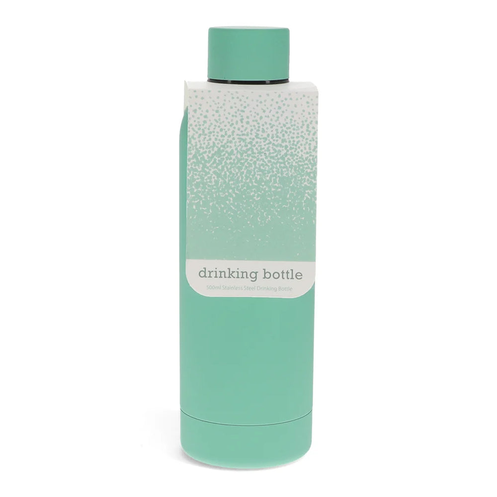 Rubber Coated Steel Bottle 500ml - Mint Green