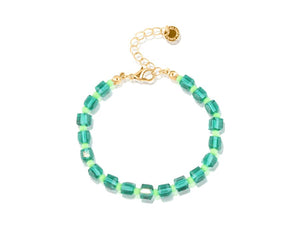 Odette Beaded Bracelet - Green