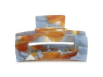 Kathryn Bulldog Hair-Clip - Grey/Brown