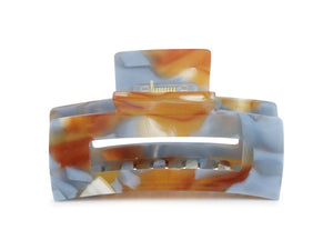 Kathryn Bulldog Hair-Clip - Grey/Brown