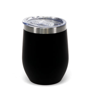Rubber Coated Travel Cup - 350ml - Black