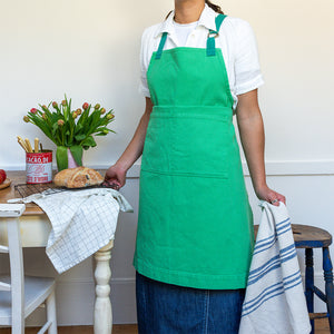 Two Tone Utility Apron - Green