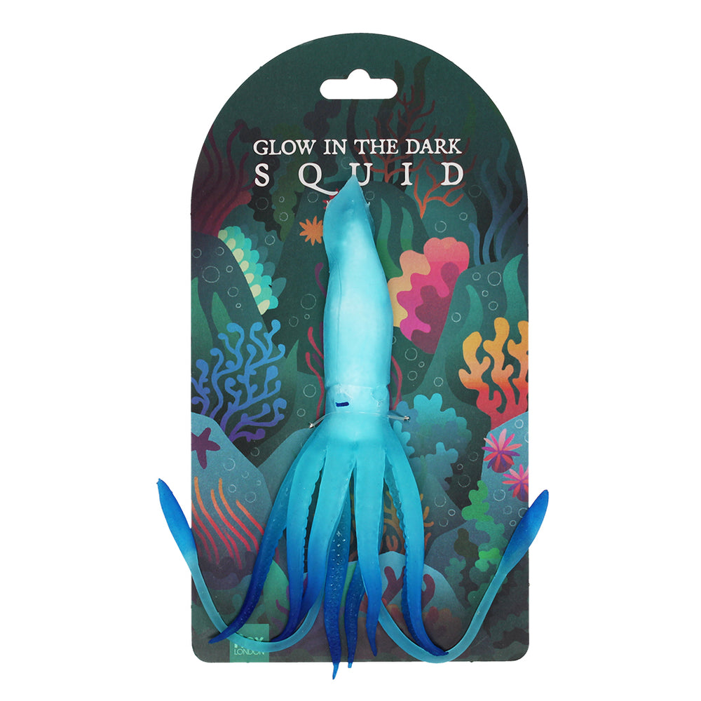 Glow In The Dark Squishy Toy - Squid