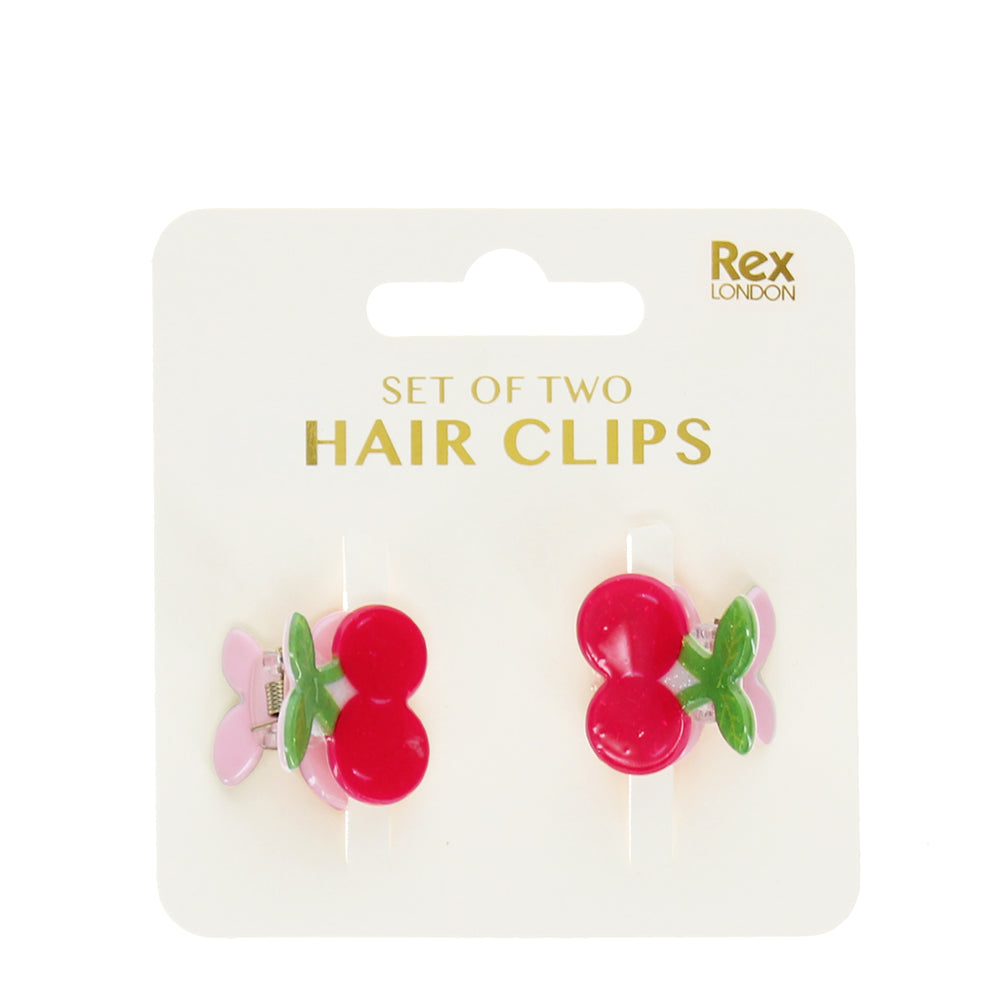 Hair Clips - Cherries (Set of 2)