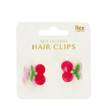 Hair Clips - Cherries (Set of 2)