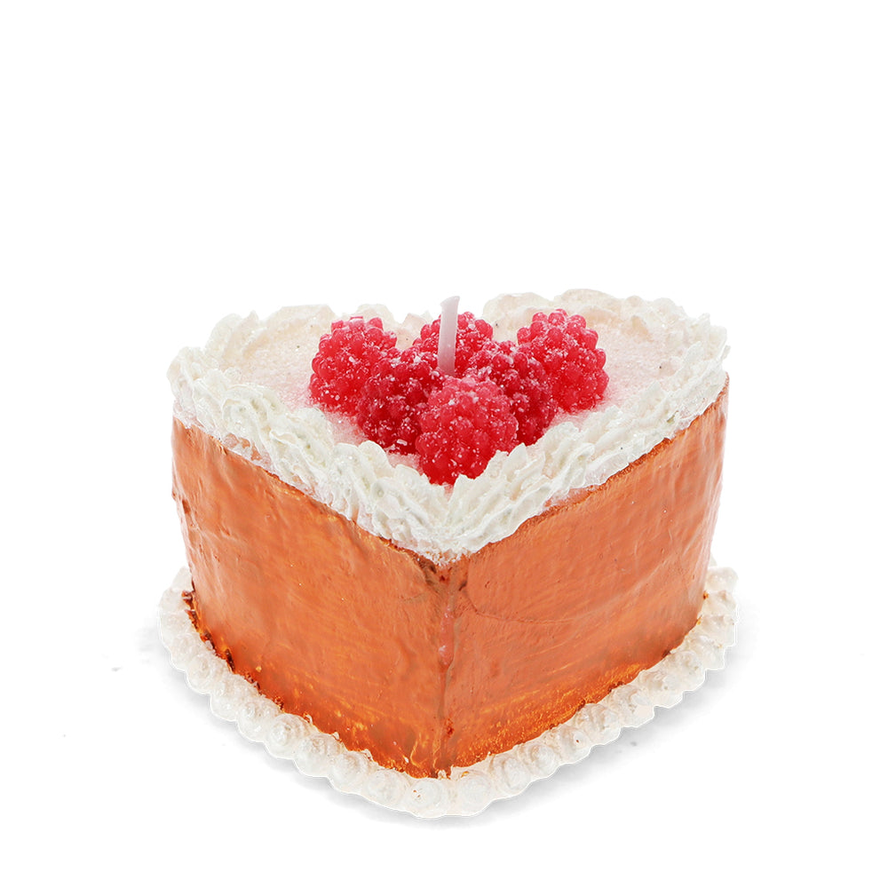 Sweet Treat Heart Cake Candle