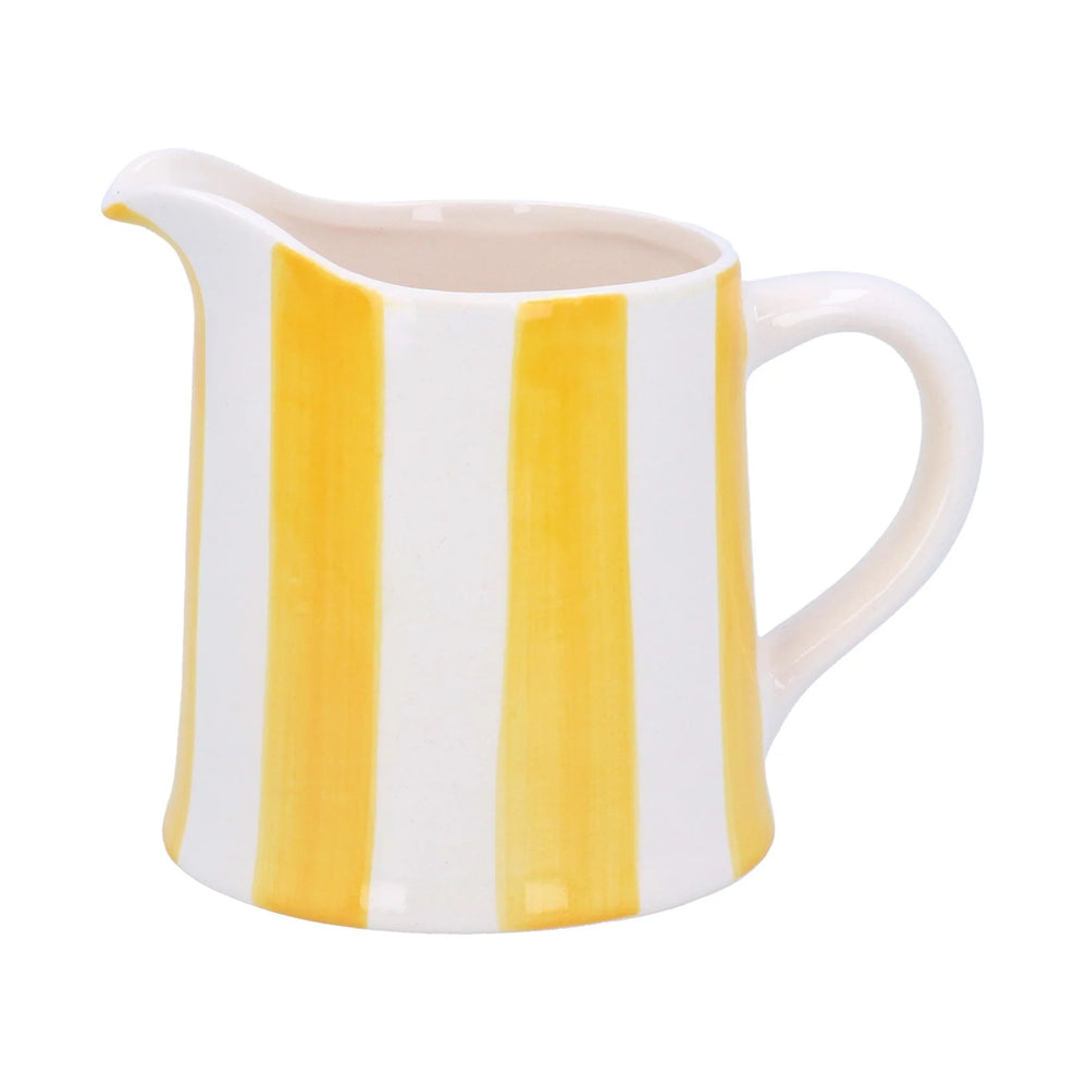 Yellow Stripe Stoneware Creamer Jug (Copy)