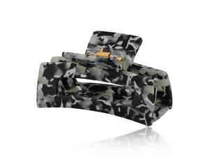 Hortense Bulldog Hair-Clip - Black, Grey, White