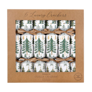 Christmas Trees Crackers  - Box of 6