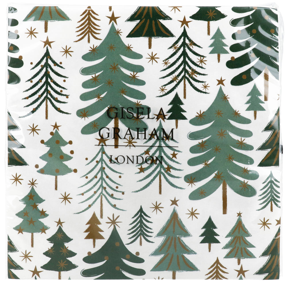 Christmas Trees Paper Napkins - Pack of 20