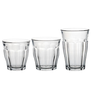 Duralex Clear Glass 18 piece Tumbler Boxed Set - Various Sizes