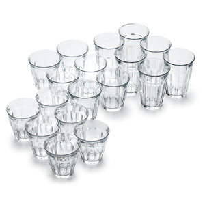 Duralex Clear Glass 18 piece Tumbler Boxed Set - Various Sizes