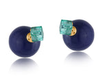 Ingrid Balloon Earrings - Blue
