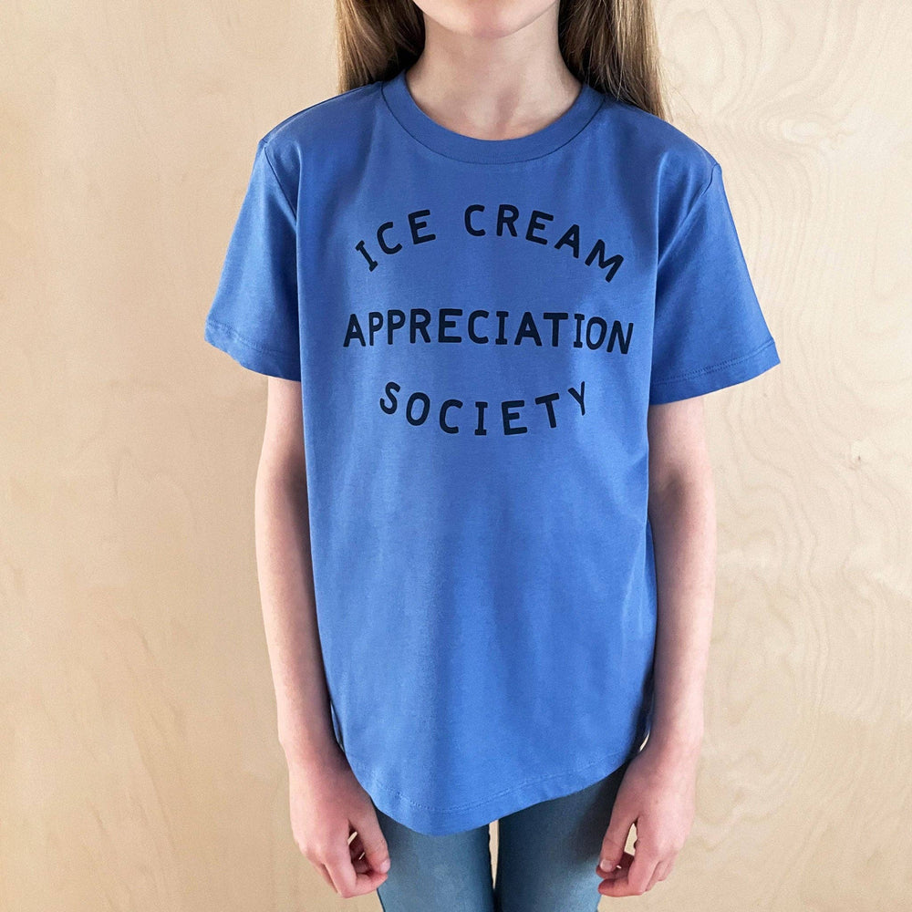 Ice Cream Appreciation Society - Kid's T-shirt - Blue 5-6 years