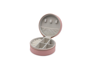Camelia Round Jewellery Box - Pink