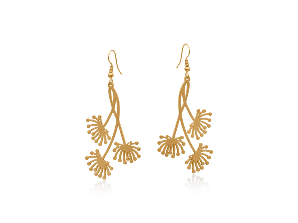 Sienna Dangle Earrings - Gold