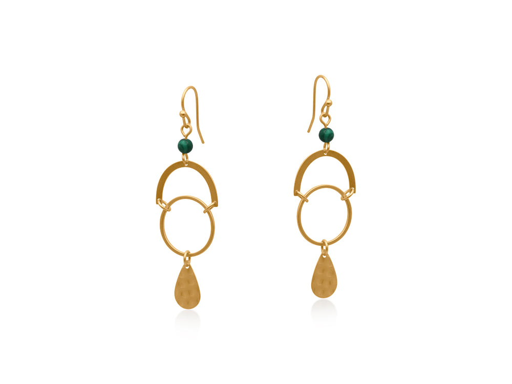 Delphi Statement Earrings - Gold