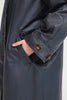 Ganilo Casual Waxed Coat - Navy