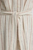 Linno Linen Dress - Brown Stripe