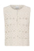 Nekla Crochet Vest Top - Birch