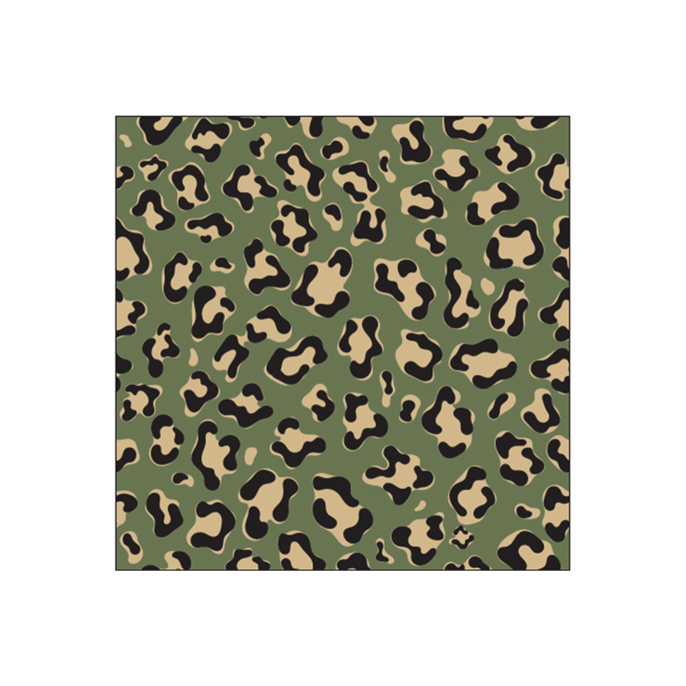 Khaki Leopard Paper Napkin - Pack of 20