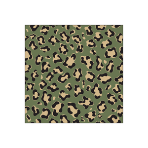 Khaki Leopard Paper Napkin - Pack of 20