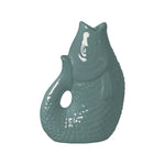 Ceramic Fish Vase - Frosty Blue