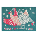 Three French Hens - Christmas Card