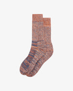 Colour Fuzz Socks - Volcanic Orange - Large