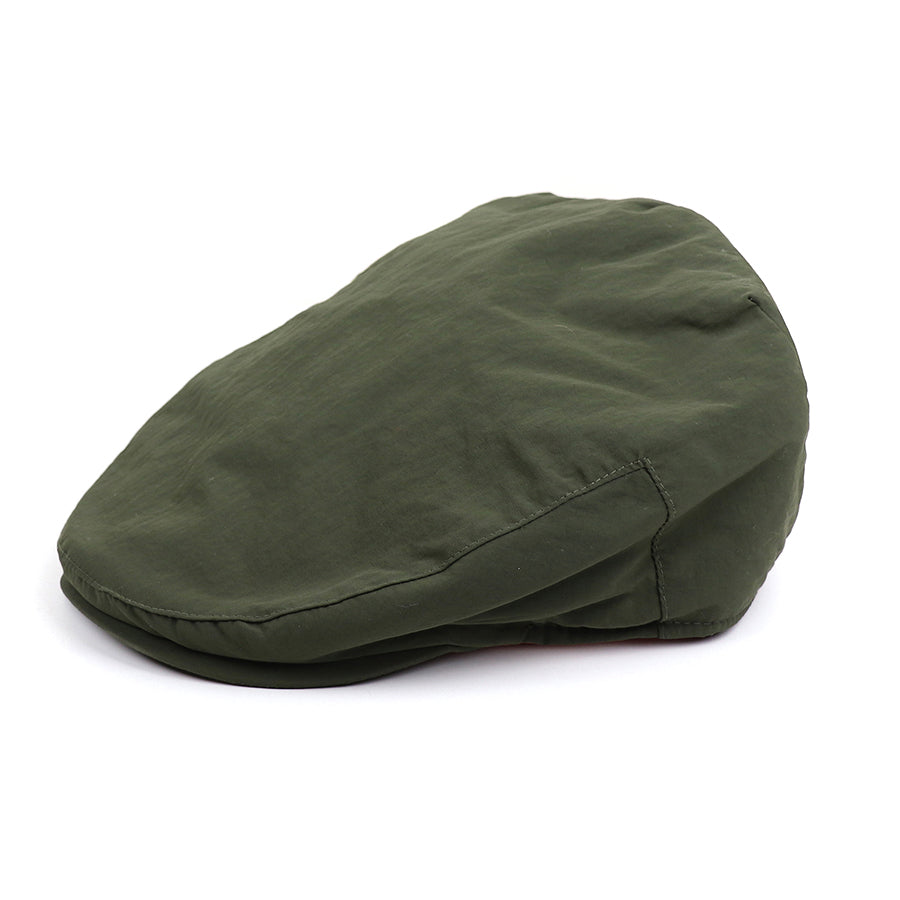 Men's Khaki Shower Proof Flat Cap