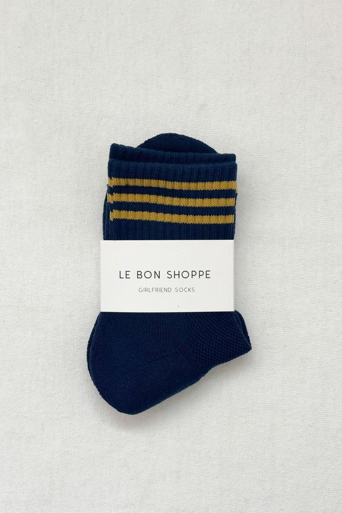 Girlfriend Socks: Navy