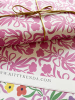 Posy Magenta Luxury Gift Wrapping Paper