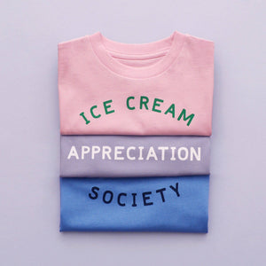 Ice Cream Appreciation Society - Kid's T-shirt - Blue 5-6 years