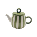 Striped Teapot - Khaki