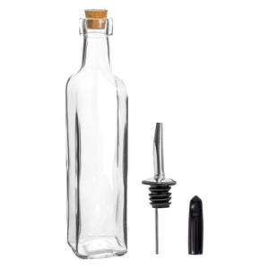 Olive Oil Bottle with Pourer Lid