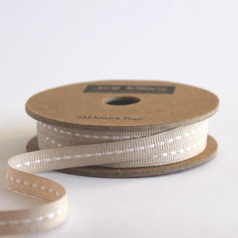 Narrow Stitched Gift Ribbon