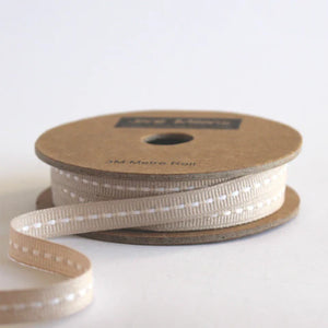 Narrow Stitched Gift Ribbon