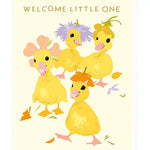 New Baby Card - Ducklings