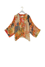 Fans Kimono in Scarlet