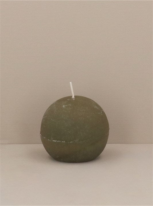 Dark Sage Ball Candle