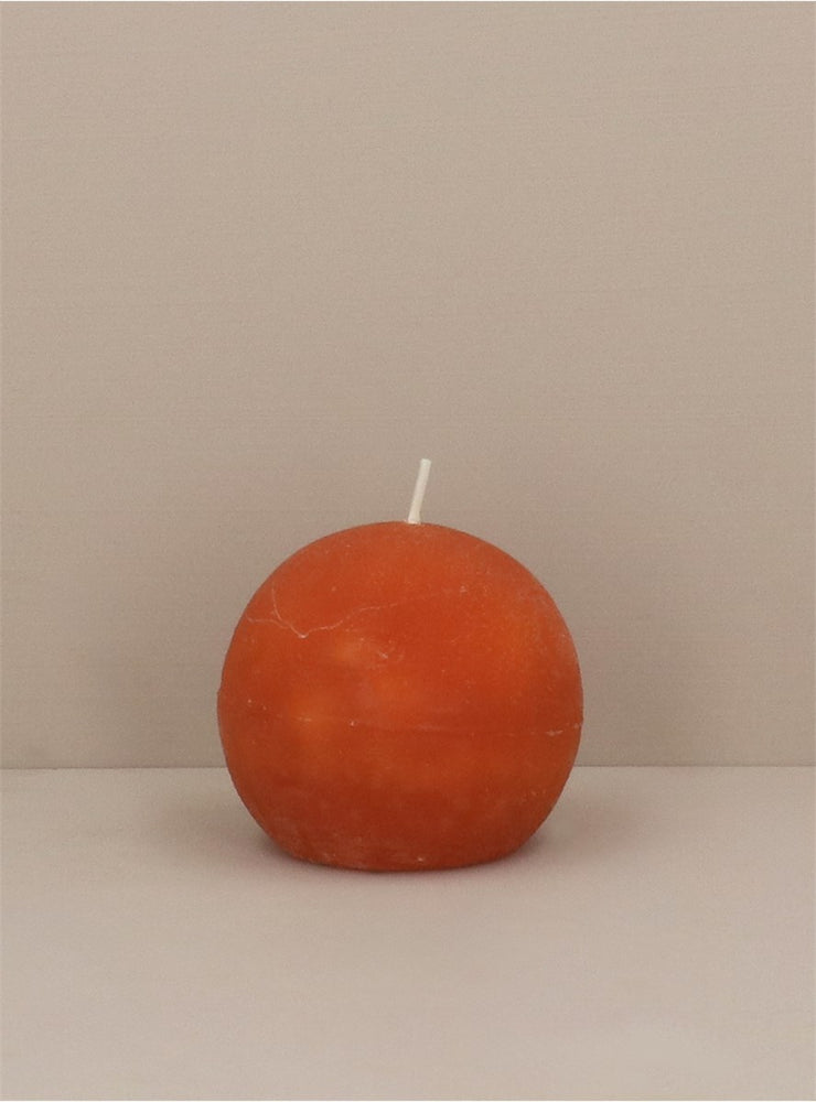 Orange Ball Candle