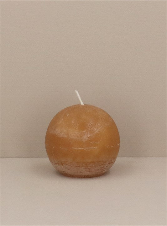 Light Amber Ball Candle